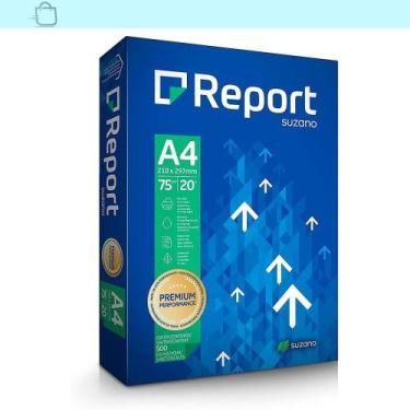 Imagem de Report Premium A4 Papel Sustentável com Melhor Desempenho Branco, Bran
