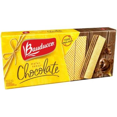 Imagem de Biscoito Wafer Chocolate 140g - Bauducco, 1 unidade, Chocolate