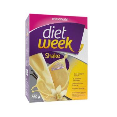 Imagem de Diet Week Shake Sabor Baunilha 360g Maxinutri
