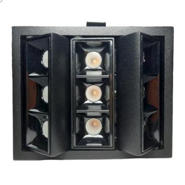Imagem de Spot Embutir Picco Led 21w Orientável Interlight 4584 Bivolt Preto - I