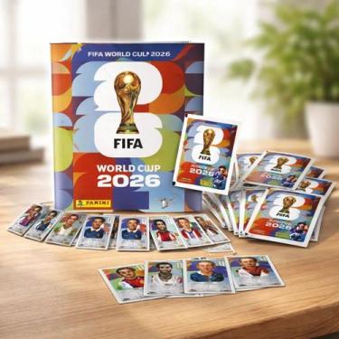 Imagem de Álbum da Copa do Mundo 2026 com 84 figurinhas 12 envelopes - Panini