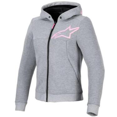 Imagem de Jaqueta Feminina Alpinestars Stella Chrome V2 Sport Hoodie, Cinza, Ros