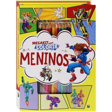 Imagem de Livro - Megakit para Colorir: Meninos