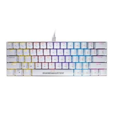 Imagem de Teclado Gamer Mecânico K-Mex Spectrafury White KBW8  RGB, Switch Blue