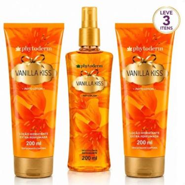 Imagem de Kit Phytoderm Vanilla Kiss: 2 Hidratantes Leve 1 Body Splash