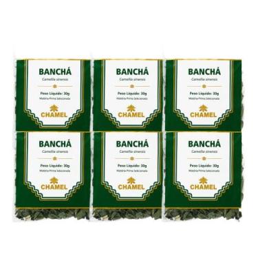 Imagem de Kit 6 Banchá Chamel 30g Folhas Secas Embalagem Lacrada