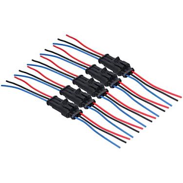 Imagem de Way Car Conector elétrico, cabo conector à prova d'água Resistente Durável Seguro Impermeável Antiflaming Boa condutividade elétrica para conexões de fios(3P)