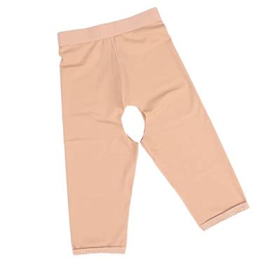 Imagem de Calças justas de cintura alta, Calças justas de cintura alta, virilha aberta, ajustável, levantamento de nádegas, recuperação de memória para uso diário para mulheres(M)