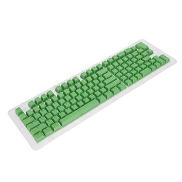 Imagem de 114 Teclas de teclado, teclado à prova de óleo transmissor de luz, teclas de teclado para a maioria dos teclados mecânicos(mini queijo verde)