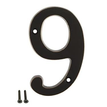 Imagem de ZW Hardware A300 10 cm Bronze polido a óleo Casa número 9