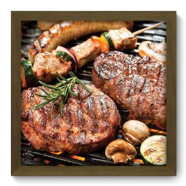 Imagem de Quadro Decorativo - Churrasco - 33cm x 33cm - 155