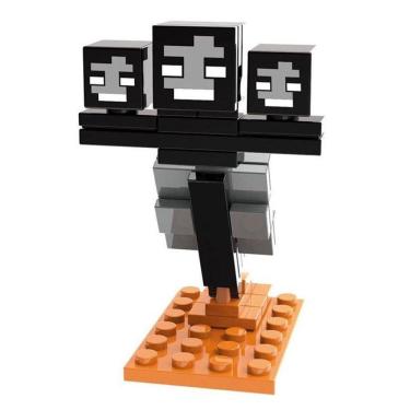 Imagem de Boneco Minifigure Blocos De Montar Wither Minecraft