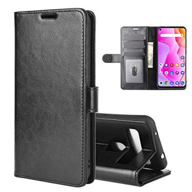 Imagem de YUNCHAO Caixa de telefone Para TCL 10L R64 Textura Single Horizontal Flip Case Protetora com suporte e Cartão Slots & Carteira & Follow Frame capa para celular