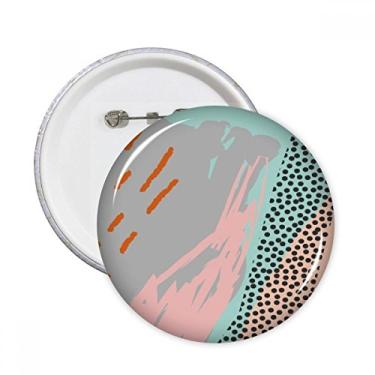 Imagem de Pó abstrato plantas arte padrão pinos redondos crachá botão emblema acessório decoração 5 peças