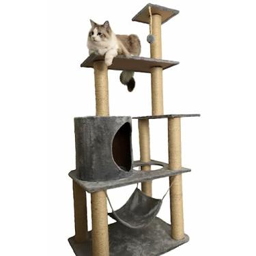 Imagem de Arranhador Gato Harem Gigante (Cinza)