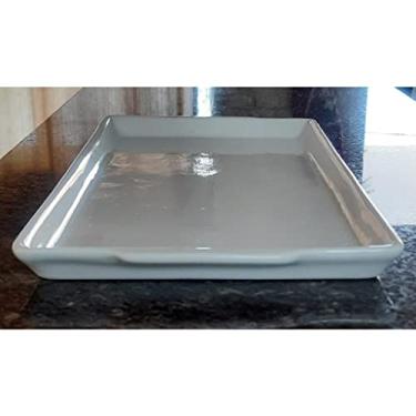 Imagem de Bandeja Travessa refratária - Porcelana Branca (CxLxA) 36cm x 18,5cm x 2,5cm (2)