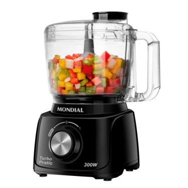 Imagem de Mini Processador Mondial Turbo Pratic 300W MP-16-B 220v