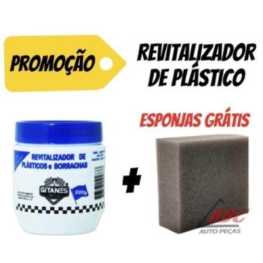 Imagem de Revitalizador de Plástico Parachoque, carro e moto Borracha 200G - GIT