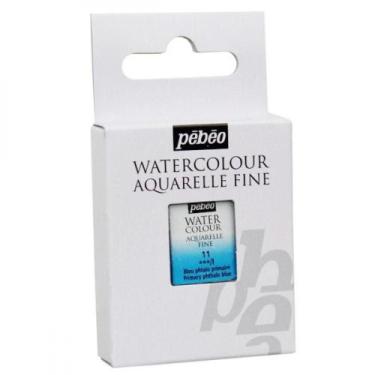 Imagem de Tinta Aquarela Pébéo em Pastilha 11 Azul Phythalo Primário - Pebeo