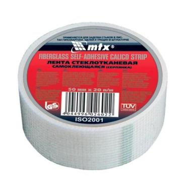 Imagem de Fita de Fibra de Vidro para Gesso Drywal 50mm x 20m - MTX TOOLS