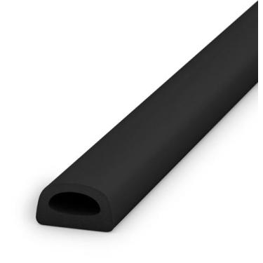 Imagem de Veda Fresta Protetor Porta Janela Preto Comfortdoor 6mt, Preto, 6x9mm