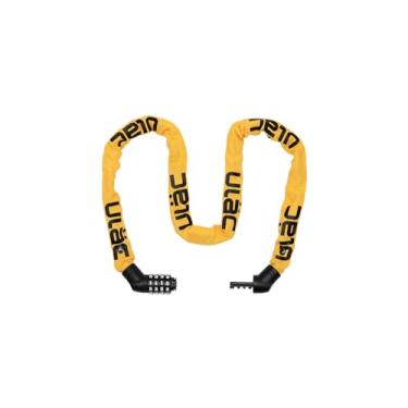 Imagem de ULAC Street Fighter Neo Cadeado de Corrente, Bloqueio de Bicicleta Antifurto com Combinação de 4 Dígitos (Bumblebee)