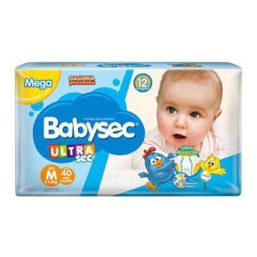 Imagem de Fralda Babysec Galinha Pintadinha Mega M 40Un