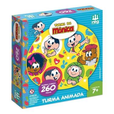 Imagem de Turma Da Mônica Quebra Cabeça Mônica Cebolinha Cascão Magali 260pcs - 