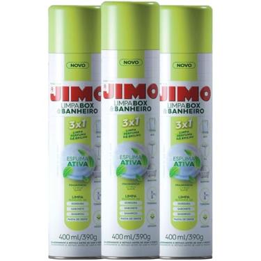 Imagem de Kit 3 Un Jimo Limpa Box Banheiro 400ml