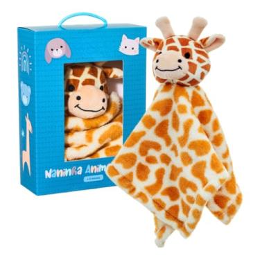 Imagem de Naninha para bebe Girafa - 36cm x 36cm - Loani