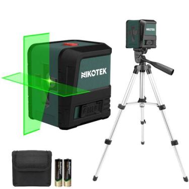 Imagem de Nível de laser Nikotek NK02G Linha verde autonivelante com tripé