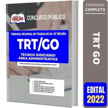 Imagem de Apostila Trt-Go - Técnico Judiciário - Administrativa - Apostilas Opçã