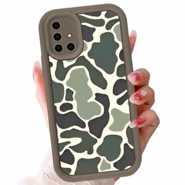 Imagem de Zrutru Capa de celular camuflada para Samsung Galaxy A51 4G de 6,5 polegadas, capas com estampa de leopardo e estampa exclusiva de tartaruga chita para homens, meninos, adolescentes, capa de proteção
