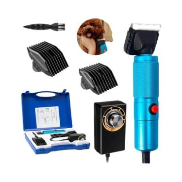 Imagem de Tesoura Elétrica Sem Fio De 200W 110V-220V Para Cortar Pelos De Animai