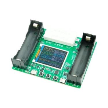 Imagem de Testador Digital De Capacidade De Bateria Tipo-C LCD 4/1 Canal MAh Mód