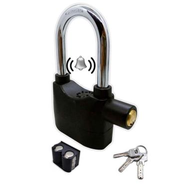 Imagem de Alarme Sonoro Trava Antifurto 110Db Bike Portão Resistente