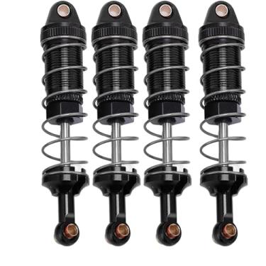 Imagem de Amortecedor hidráulico de liga de carro RC MN128 MN86 G500 escala 1/12 controle remoto carro redutor de solavancos peças de reposição (titânio)