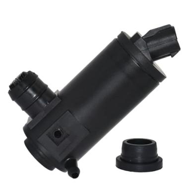 Imagem de Riloer Bomba de lavagem de para-brisa, substitui 76806-TBA-A01, 76806TBAA01, compatível com Honda Civic 2017-2021, compatível com Honda Civic EX, LX, Si, Sport, Touring 2013-2022, 2 pinos, 1 conjunto