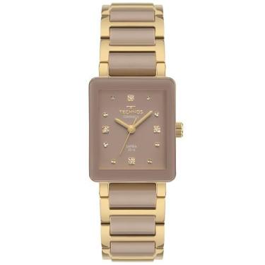 Imagem de Relógio Technos Feminino Ceramic/saphire Dourado - 2035NCQ/2N