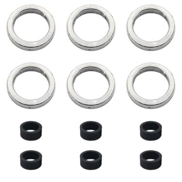 Imagem de Kit de vedação de injetor de combustível compatível com BMW 135i 228i 335i 428i 528i 535i 740i X3 X5 X6 substitui 13537591006 13537577649 para motores N55 B38