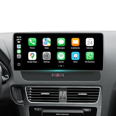 Imagem de Tela CarPlay sem fio de 12,3 polegadas para Audi Q5/SQ5 2009-2017 com sistema multimídia Audi | Android Auto & Mirror Link| 4G RAM + 64G ROM | Android13| Mantém controles MMI | Rádio automotivo com