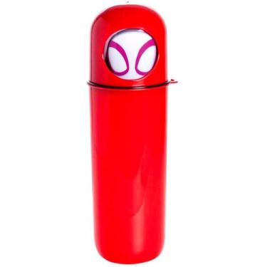 Imagem de Estojo Infantil Giratório Homem Aranha Spidey Porta Objetos - Plasútil