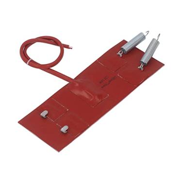 Imagem de Cryfokt Almofada Aquecedora de Silicone para óleo de Motor, ótimo Isolamento à Prova D'água para Máquinas Industriais 200 X 70mm 50W (DC12V)