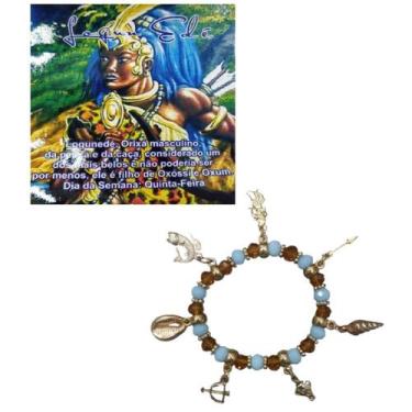 Imagem de Pulseira Orixá Logun Edé  Equilíbrio  Alegria  Proteção - Estrela Magi