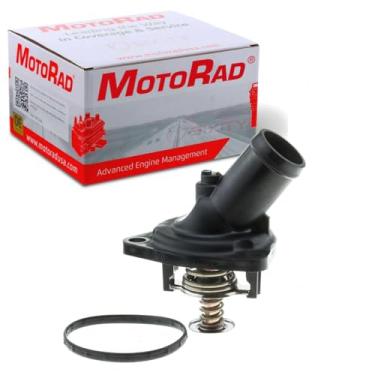 Imagem de Conjunto de carcaça de termostato de refrigeração MotoRad compatível com Honda Accord 2013-2015