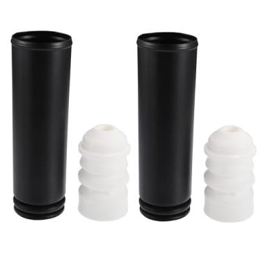Imagem de Hihaha Amortecedor de suspensão com amortecedor de proteção contra poeira para BMW 318i Base 1.9L 1996-1998 / Amortecedor de borracha para suporte traseiro / durável / 2 conjuntos