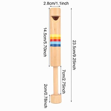 Imagem de Generic Instrumento Piccolo de Madeira Estimula Brinquedo de Educação Infantil para Coordenação Mão-olho