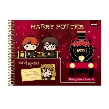 Imagem de Harry Potter Caderno de Desenho Capa Dura Espiral 80fls Spiral