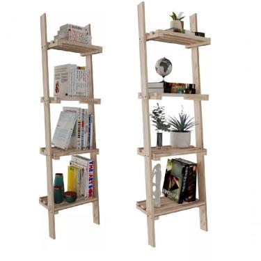 Imagem de Kit 2 Estantes Multiuso Minimalista Simples Em Oferta Design Clássico