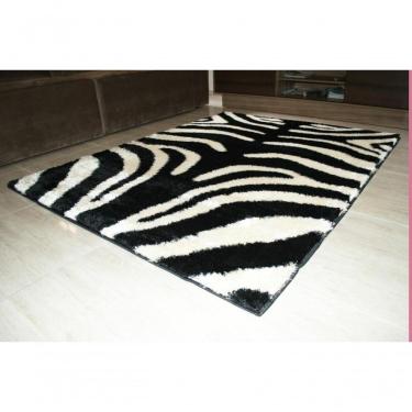 Imagem de Tapete Life Spirit Shaggy 50mm Siberiano B&w 100x150 Cm